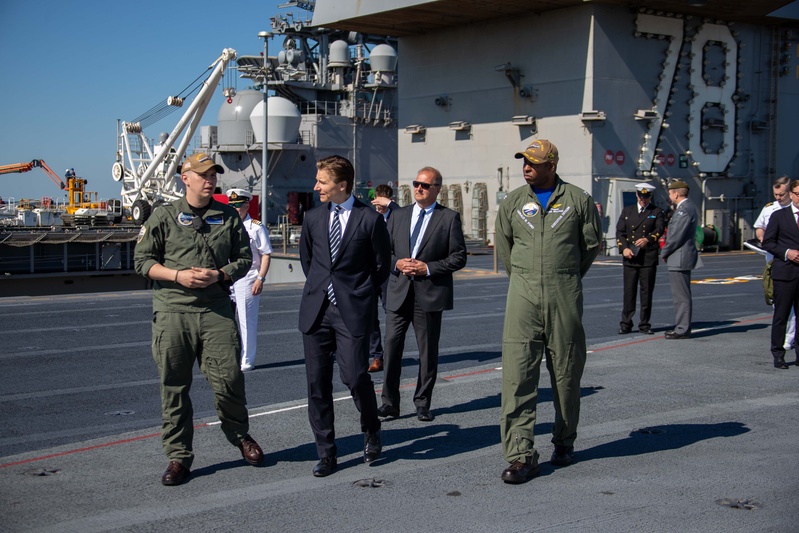 Finland Minister of Defense Visits Ford