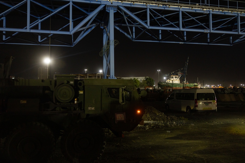 Native Fury 24: Convoy Arrives at Port