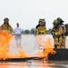 155th Air Refueling Wing fire department live fire training