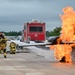 155th Air Refueling Wing fire department live fire training