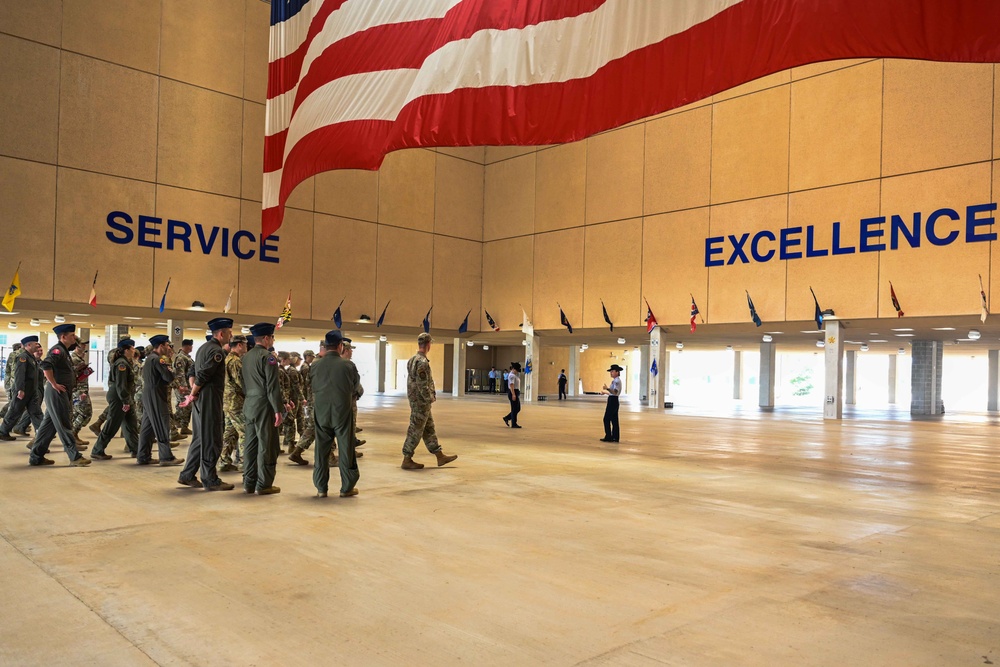 97th AMW leaders join AF BMT graduation