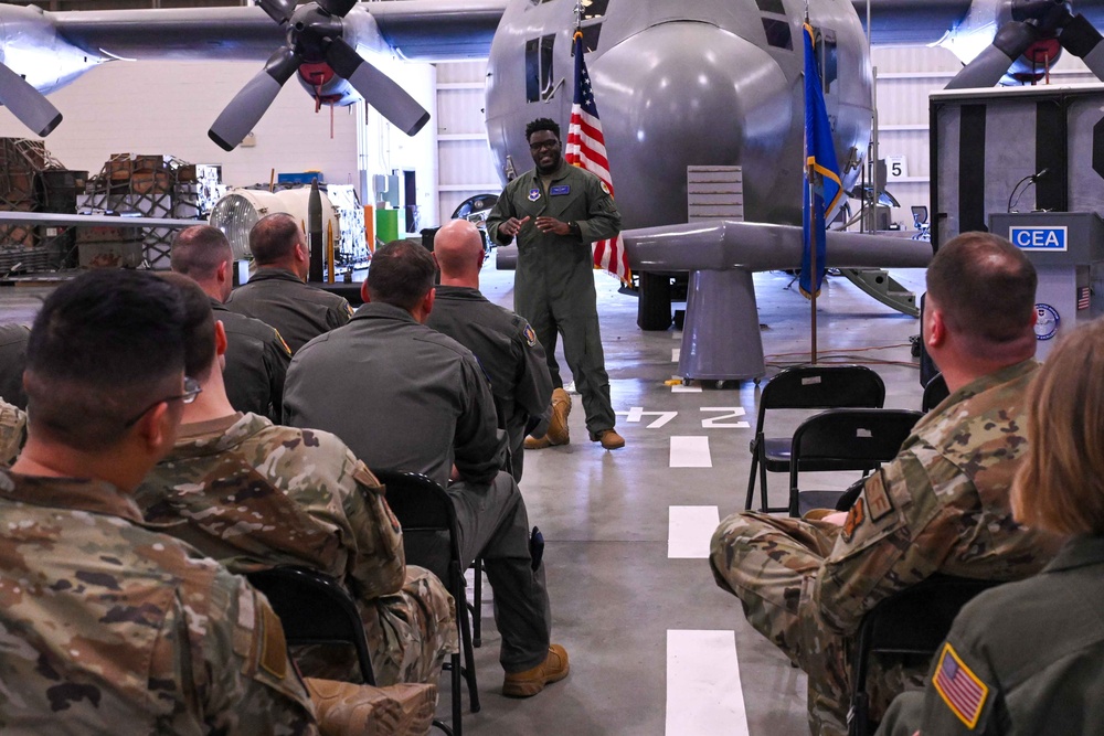 97th AMW leaders join AF BMT graduation