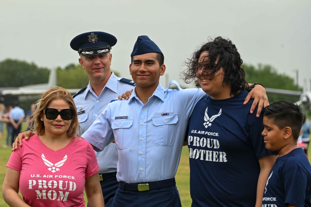 97th AMW leaders join AF BMT graduation