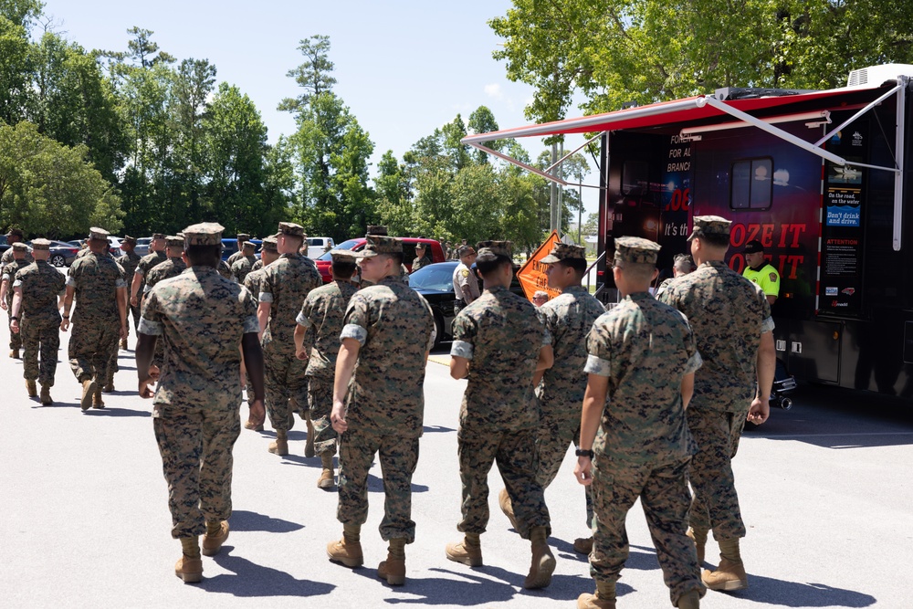 Marine Corps Combat Service Support Schools hosts resilience and safety fair