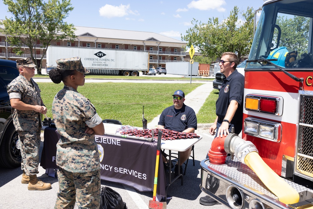 Marine Corps Combat Service Support Schools hosts resilience and safety fair