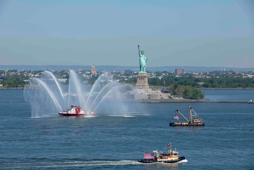 Parade of Ships Kicks off Fleet Week New York 2024