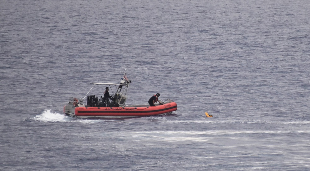 Coast Guard rescues 6, searches for 2 after vessel sinks near Bahamas