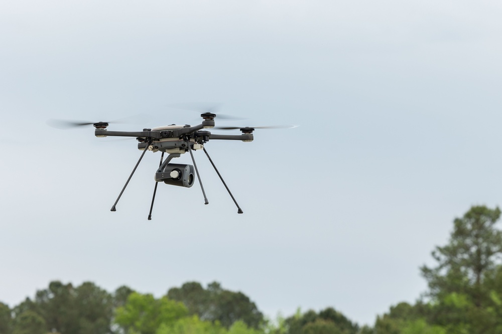Marine Raiders Launch Mortars assisted by UAS