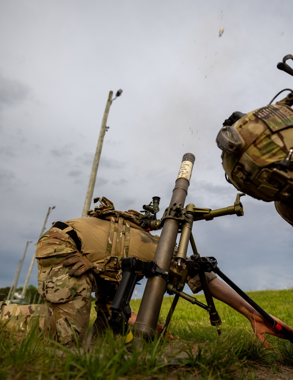 Marine Raiders Launch Mortars assisted by UAS