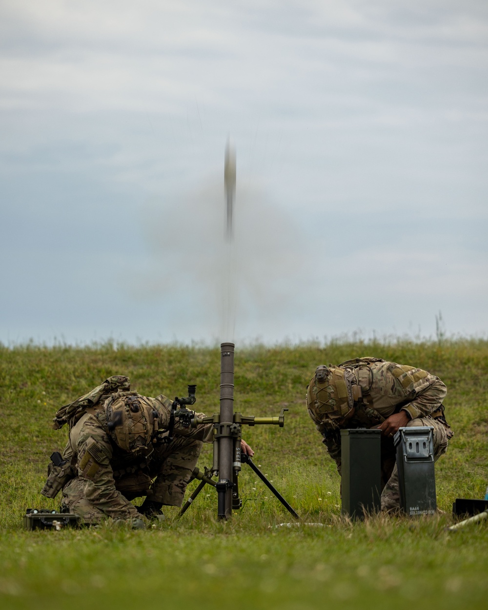 Marine Raiders Launch Mortars assisted by UAS