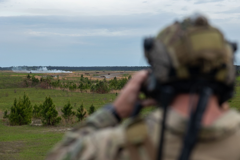 Marine Raiders Launch Mortars assisted by UAS