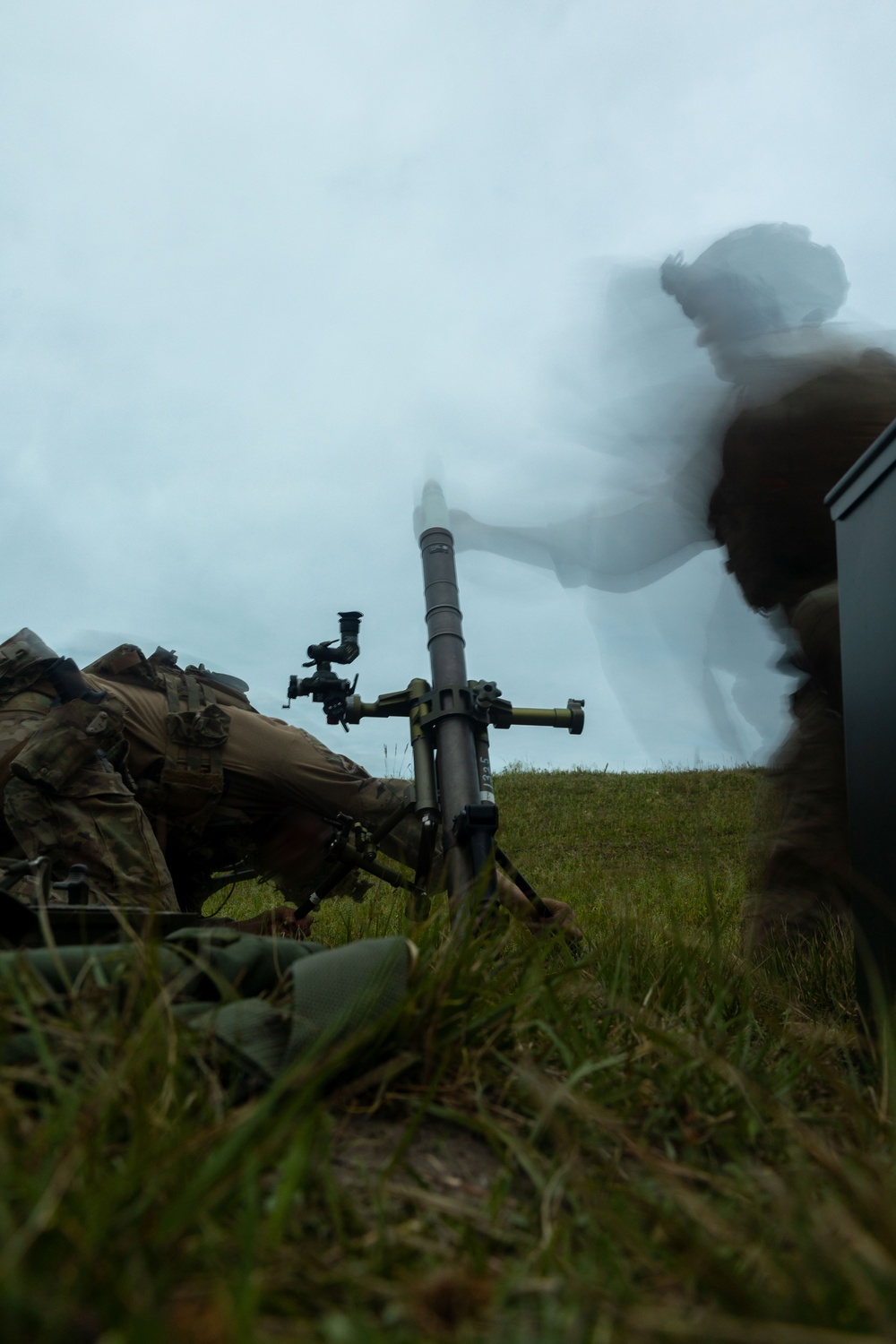 Marine Raiders Launch Mortars assisted by UAS