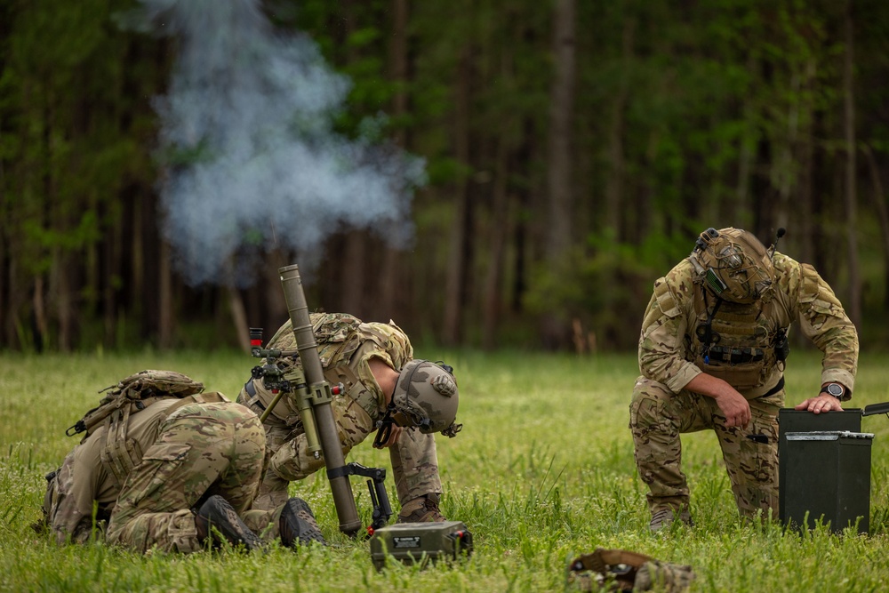 Marine Raiders Launch Mortars assisted by UAS