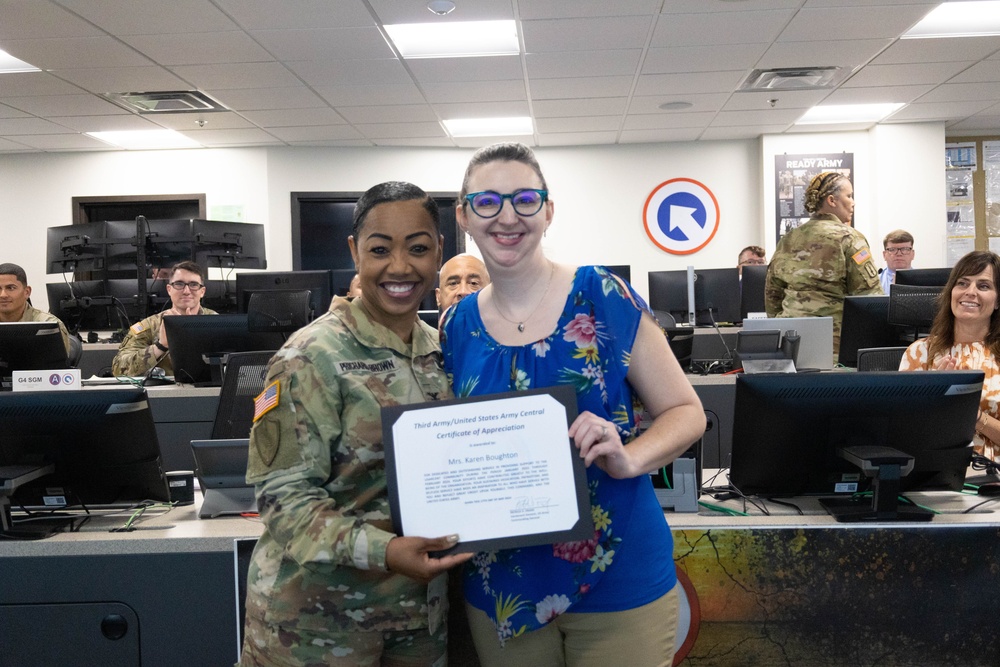 Volunteer of the year award ceremony