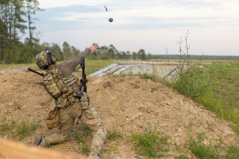 Marine Raiders conduct Combined-Arms Live-Fire Maneuver Range