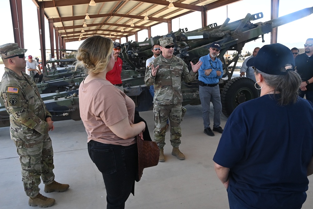 ‘Yuma 50’ military support group members tour Yuma Proving Ground