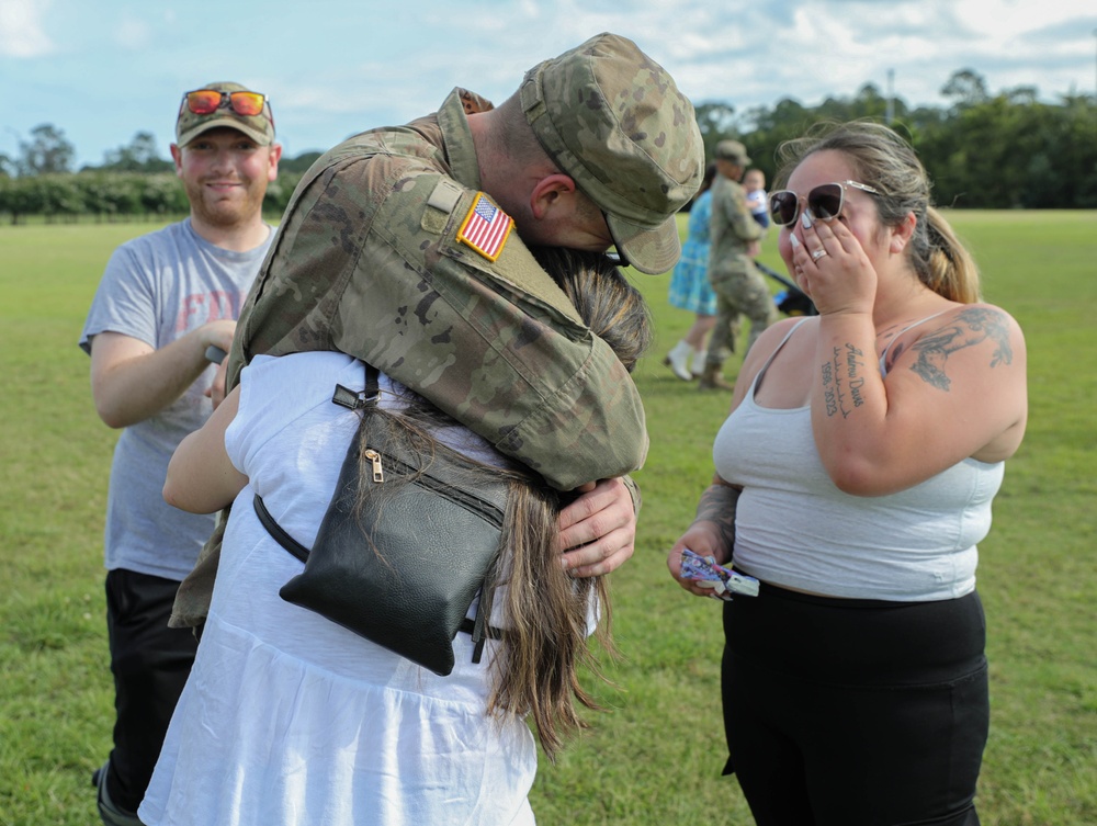 Fort Stewart 2nd Brigade Soldiers reunite with Families