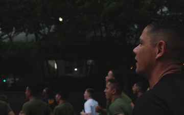 U.S. Marines, Sailors, and Coast Guardsmen participate in the Freedom Run during New York Fleet Week 2024