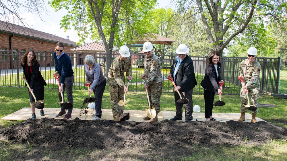 Grand Forks AFB breaks ground on $8.4 million addition to Child Development Center