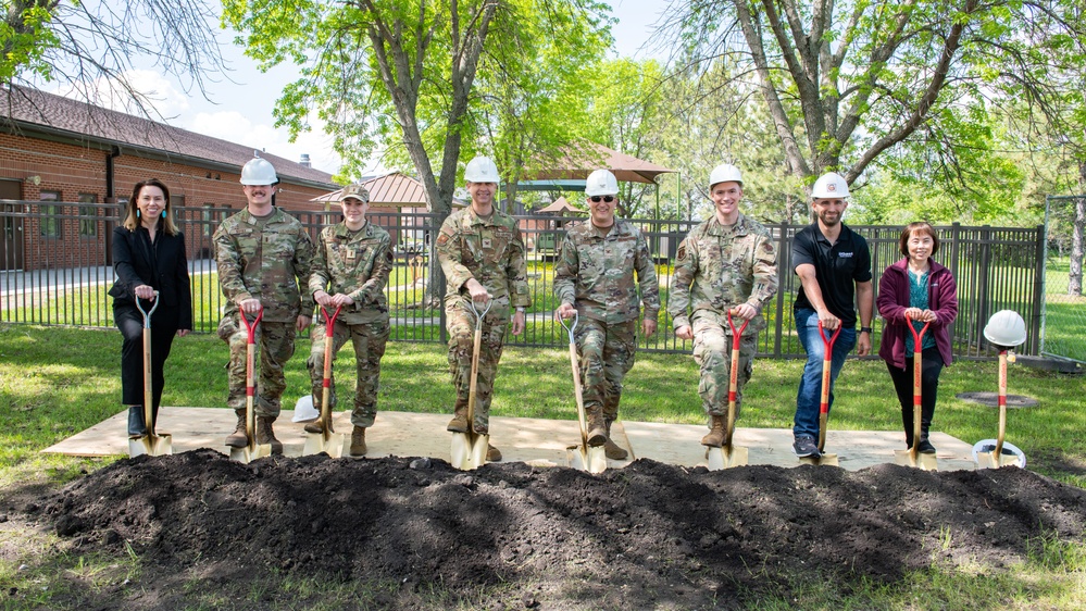 Grand Forks AFB breaks ground on $8.4 million addition to Child Development Center