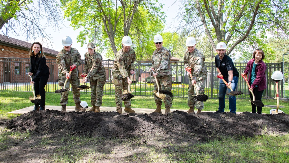 Grand Forks AFB breaks ground on $8.4 million addition to Child Development Center