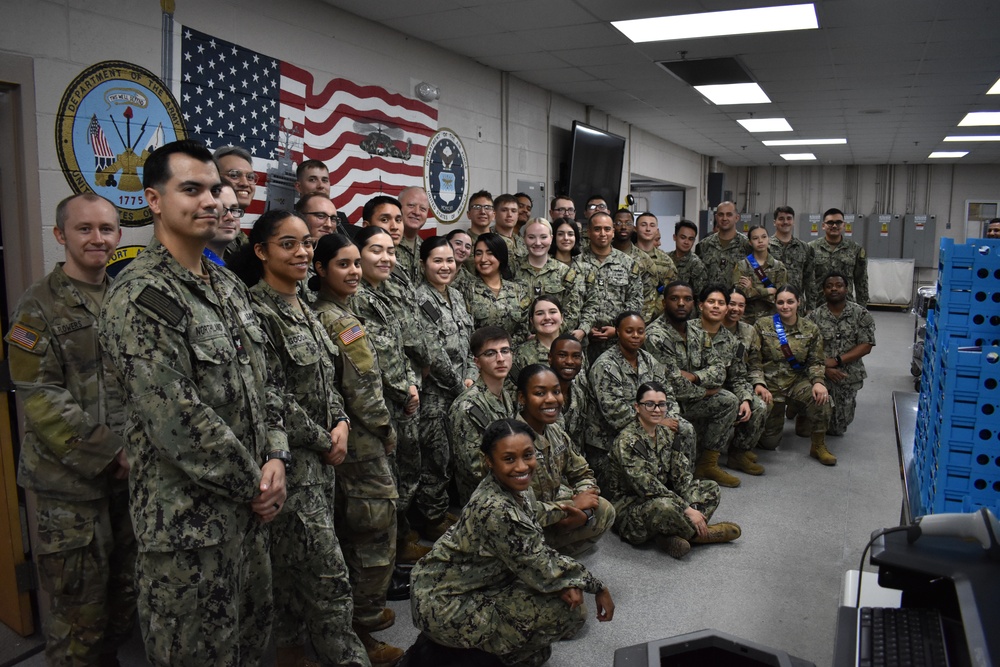 MCPON James Honea Brings Message of Support to Naval Ophthalmic Readiness Activity