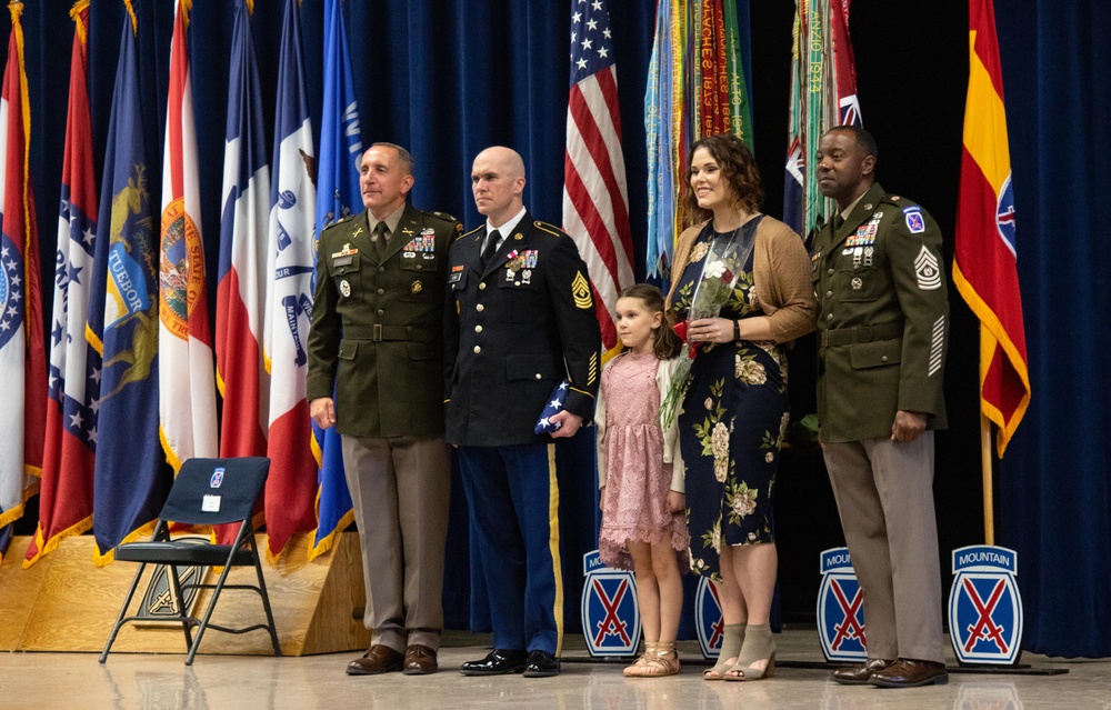 10th Mountain Division Retirement Ceremony May 2024