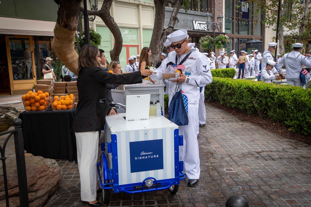 USS Carl Vinson (CVN 70) Sailors Participate In Community Relations Event During Los Angeles Fleet Week 2024