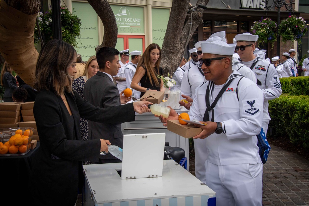 USS Carl Vinson (CVN 70) Sailors Participate In Community Relations Event During Los Angeles Fleet Week 2024