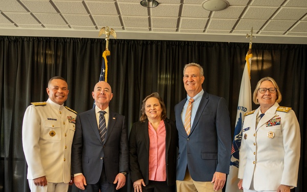 Secretary of Homeland Security Alejandro N. Mayorkas swears in Coast Guard Academy Board of Visitors members