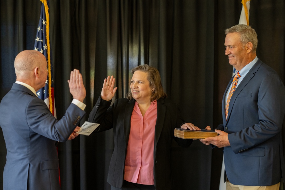 Secretary of Homeland Security Alejandro N. Mayorkas swears in Coast Guard Academy Board of Visitors members