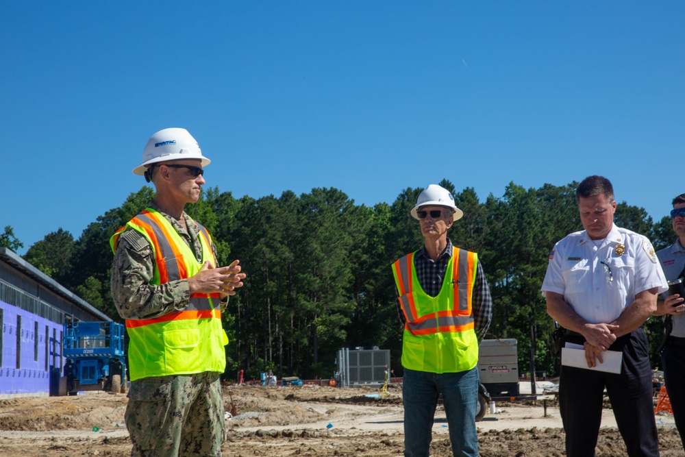 Hadnot Point Fire Station Topping Out Ceremony