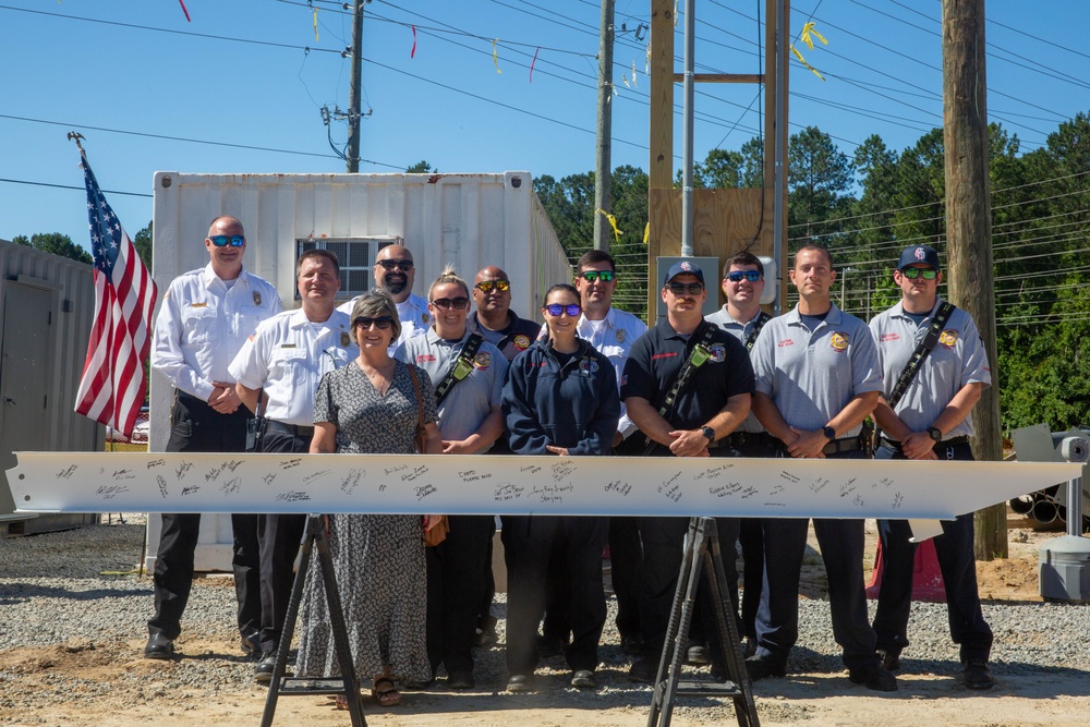 Hadnot Point Fire Station Topping Out Ceremony