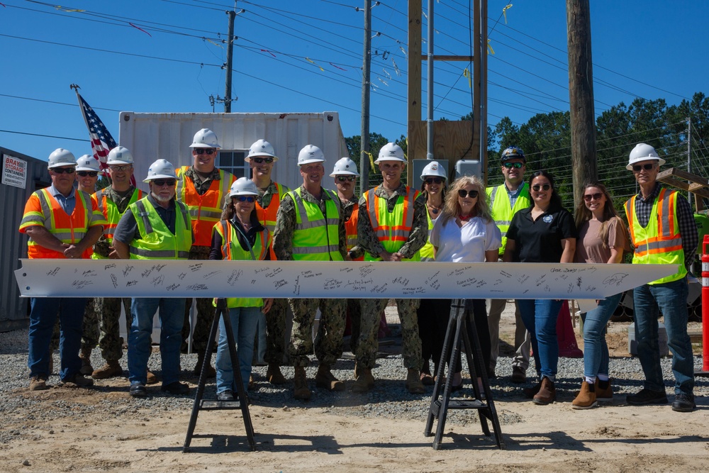 Hadnot Point Fire Station Topping Out Ceremony