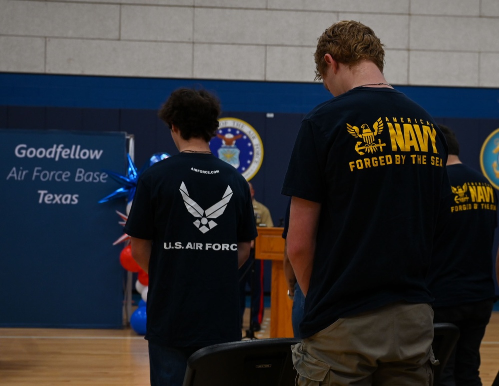 Goodfellow AFB Hosts Military Signing Day