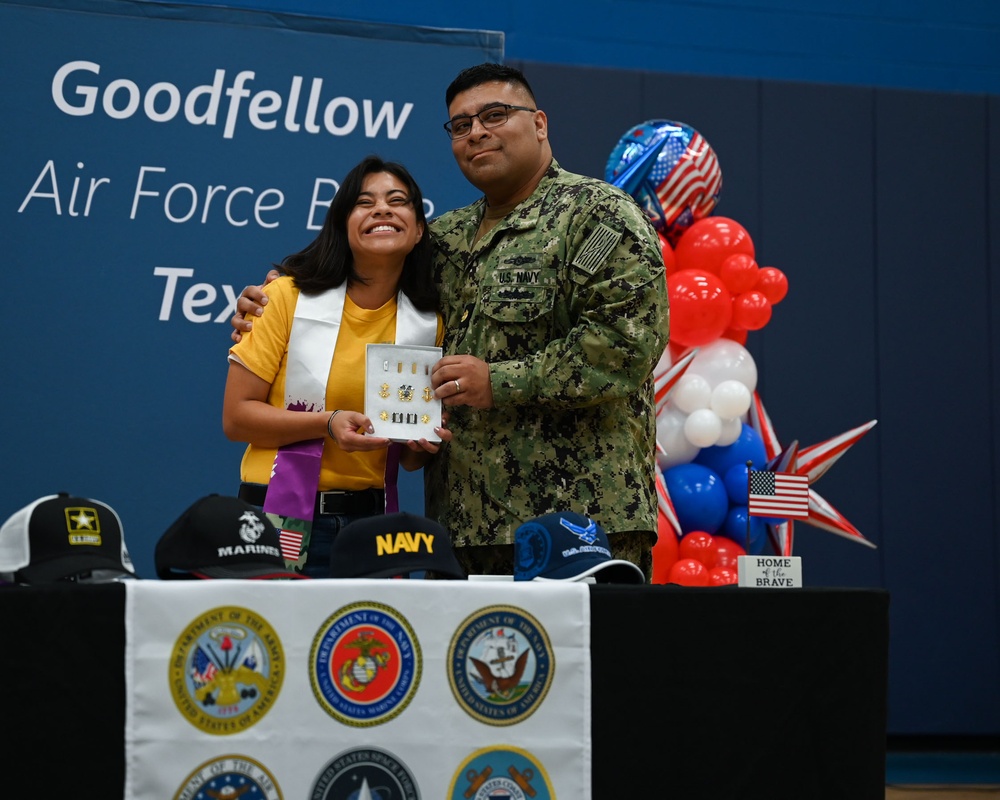 Goodfellow AFB Hosts Military Signing Day