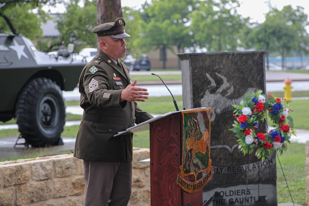 720th Military Police Battalion Gauntlet Field Memorial