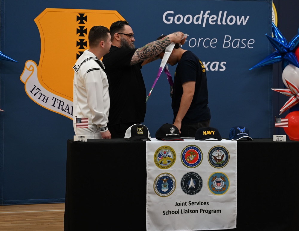 Goodfellow AFB Hosts Military Signing Day