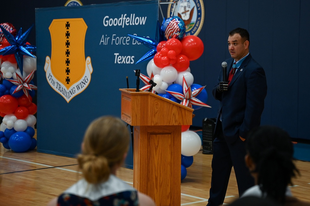 Goodfellow AFB Hosts Military Signing Day