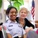 Seniors from Arrochar Friendship Club meet with service members