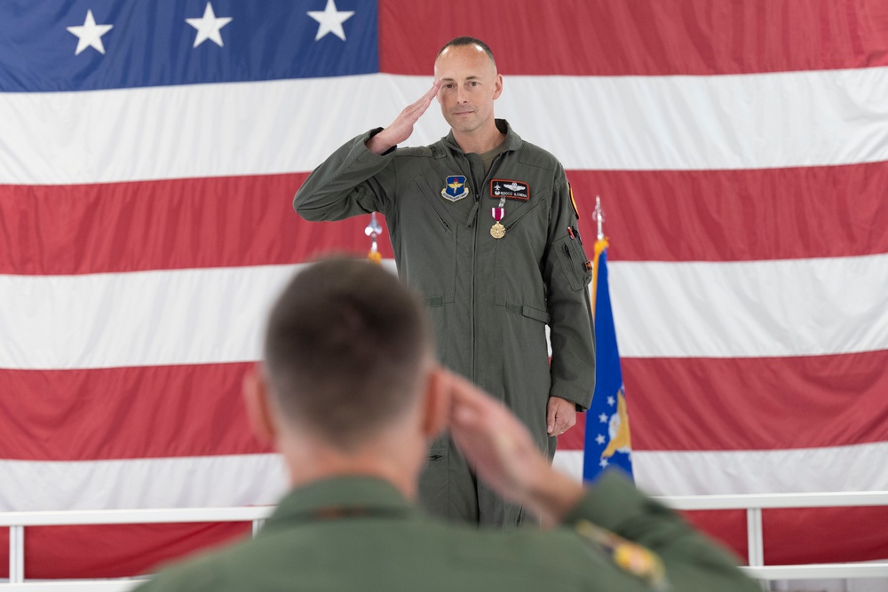 54th TRS change of command ceremony