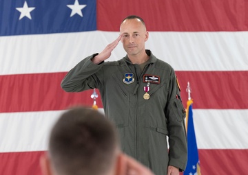 54th TRS change of command ceremony