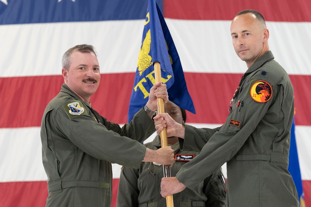 54th TRS change of command ceremony