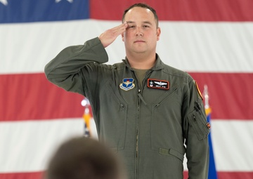 54th TRS change of command ceremony