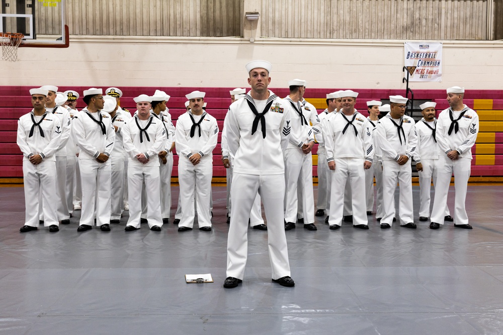 Dress Whites Done Right!: 3d Medical Battalion conducts quarterly dress whites inspection