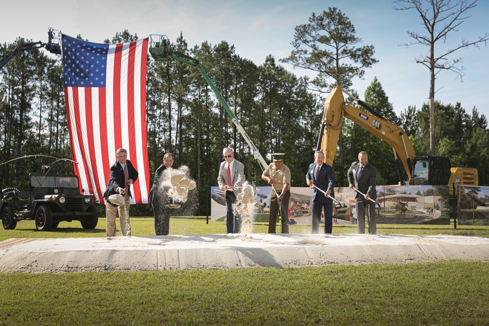 Brig. Gen. Garcia attends the Carolina Museum of the Marine Groundbreaking Ceremony