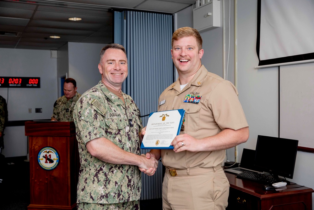Awards-At-Quarters at Commander Submarine Squadron 11