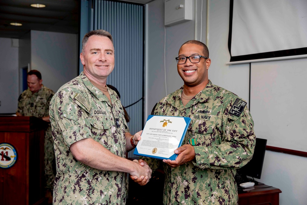 Awards-At-Quarters at Commander Submarine Squadron 11