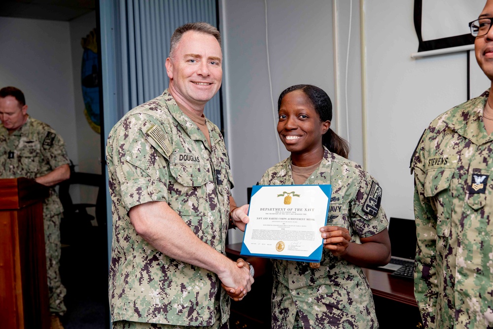 Awards-At-Quarters at Commander Submarine Squadron 11