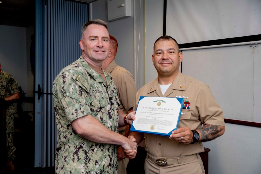 Awards-At-Quarters at Commander Submarine Squadron 11